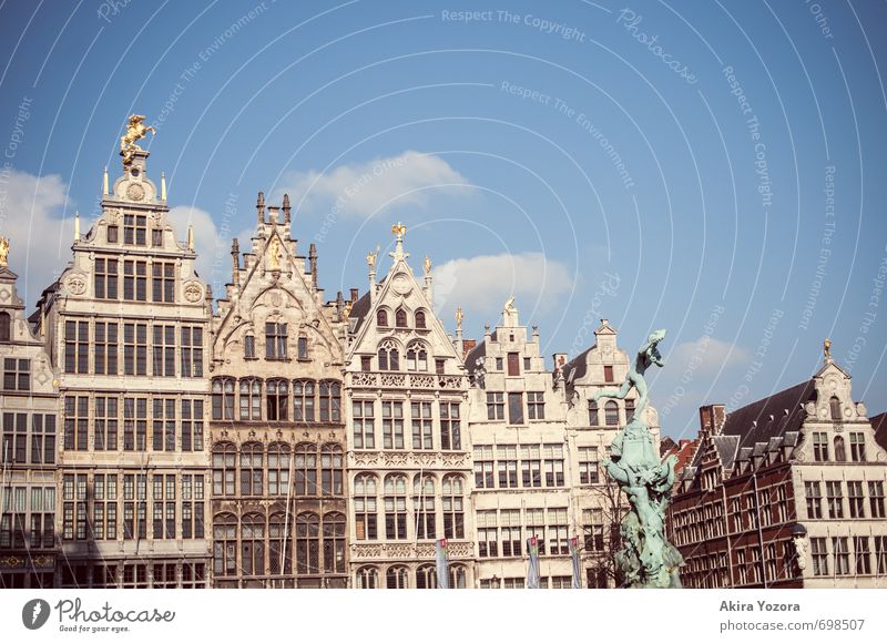 Antwerp Architecture Belgium Town Port City Downtown Old town House (Residential Structure) Marketplace Building Facade Tourist Attraction Touch