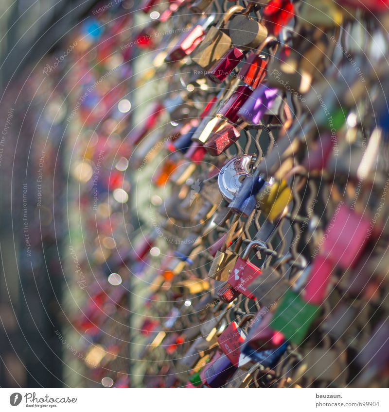 You've got 299 loves. Town Bridge Lanes & trails Metal Sign Lock Hang Kitsch Multicoloured Friendship Together Love Relationship Hope Safety Divide Change