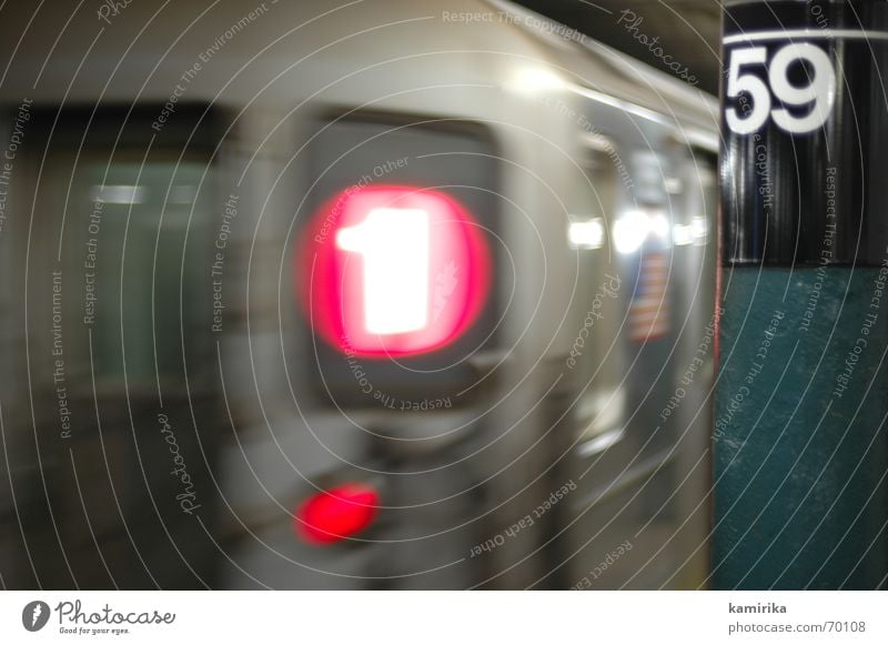 59th street Underground Railroad Railroad car Steel Subsoil New York City wagon Vacation & Travel Town