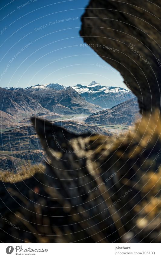 Mt. Aspiring Nature Landscape Mountain Snowcapped peak Esthetic Sharp-edged Adventure Vacation & Travel New Zealand mt. aspiring Colour photo Exterior shot