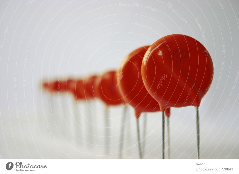 Standing still Electrical equipment Red Resist Wire Technology Industry varistors Electronics Electricity Perspective Row canon eos 300d standard 18-55mm lens