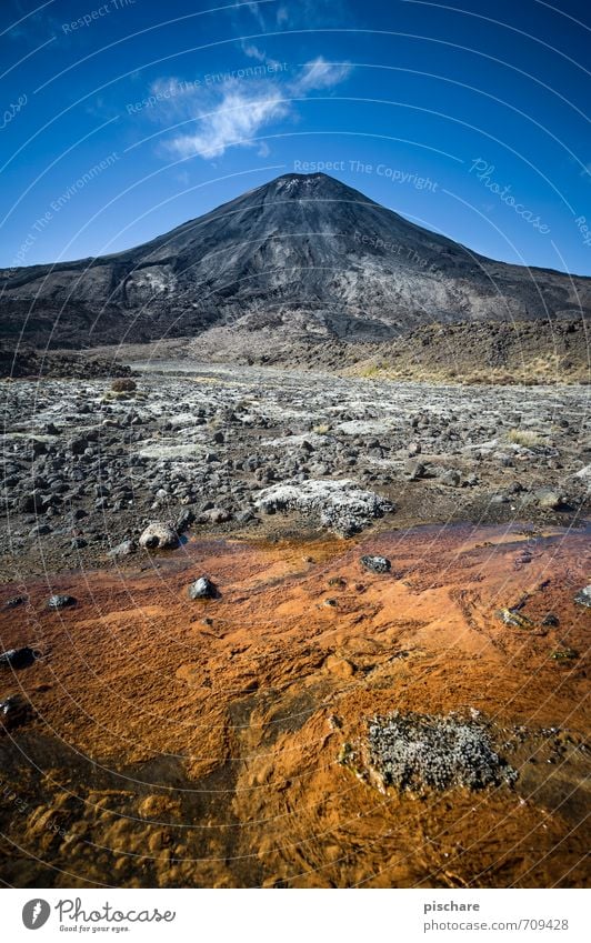 Mt Doom Nature Landscape Elements Water Beautiful weather Volcano Exceptional Sharp-edged Gigantic Adventure Vacation & Travel New Zealand Tongariro mt doom