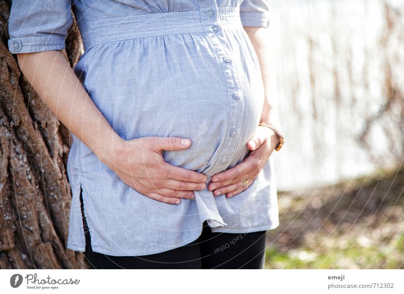 O Feminine Young woman Youth (Young adults) Woman Adults Stomach 1 Human being 18 - 30 years Growth Future Pregnant Colour photo Exterior shot Close-up Day