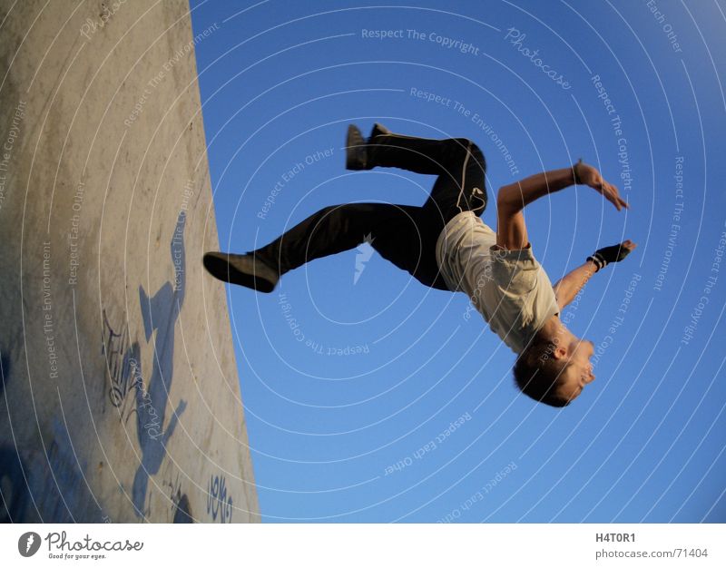 Wallflip Jack two Parkour Dream Gravity Salto Crazy Sports Free Sky Aviation free running Flying Freedom wallflip