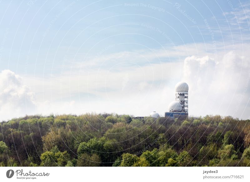 Surveillance is history Nature Landscape Sky Clouds Spring Forest Hill Deserted Ruin Tower Manmade structures Building Architecture Adventure Relaxation