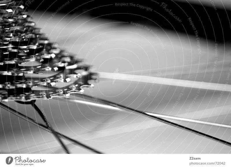 spokes impressions II b/w Bicycle Wreath Macro (Extreme close-up) Yellow Pattern Glittering Soft Blur Spokes Orange Line flattened Net Silver Gearwheel
