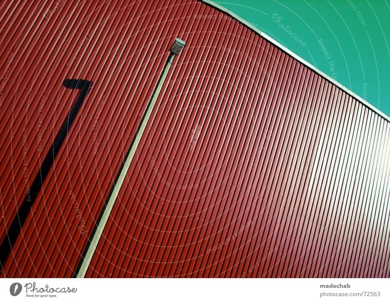 MINIMAL | warehouses buildings architecture waiting hall bright colours Multicoloured Wall (building) Tin Structures and shapes Minimal Lantern Construction