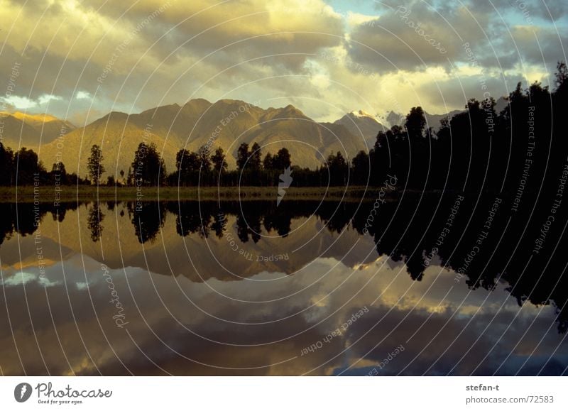 mirrors in the morning New Zealand Lake Moody Sunrise Clouds Tree Mirror Physics Horizontal Calm Thought 2 Construction Middle Under Australia Mountain Morning