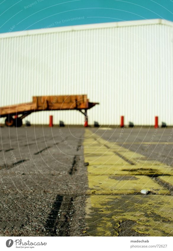 COMBINATION! - THE WINNER TAKES IT ALL Vehicle Mobility Turquoise White Line Signs and labeling Warehouse Storage Floor covering Sky some think it's green!?!??