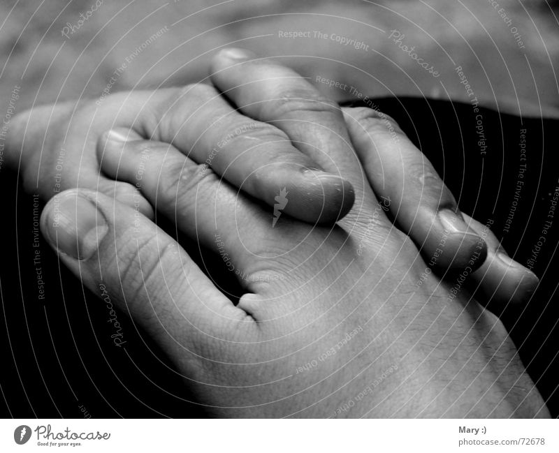 hands Hand Folded Calm Exterior shot Guitarist Black & white photo Close-up