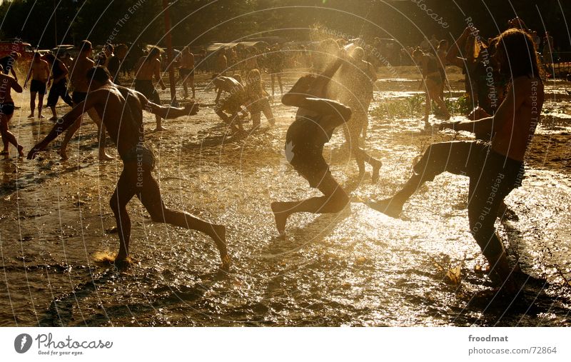 mud fight Battle Mud Jump Action Puree Back-light Light Slick Puddle White crest Happiness Hippie Swinishness Dirty Rock'n'Roll Hardcore Exuberance Crazy Inject