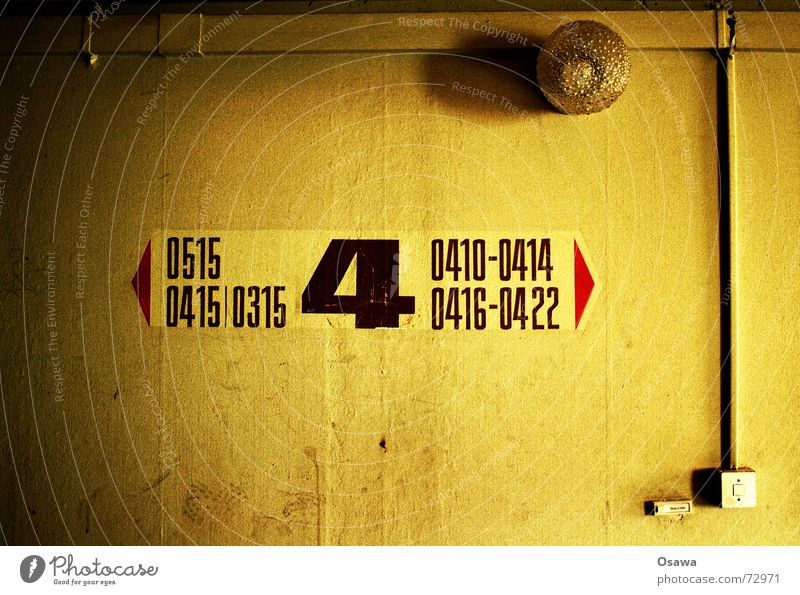 away with it Prefab construction Right Left 4 Wall (building) Wallpaper Light switch Lamp Hallway fourth floor Road marking whereabouts rancid Bell