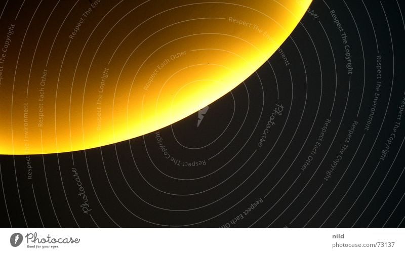 I don't understand either! Semicircle Quadrant Planet Lamp Indirect Yellow Black Boredom Circle Moon Sun Blanket Lighting Contrast cobtraire kvr