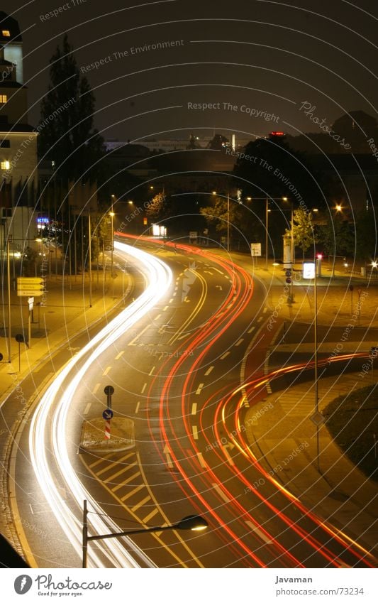 Long. Time. Long exposure Dresden Night Delay lantime aperture 32 Street Highway