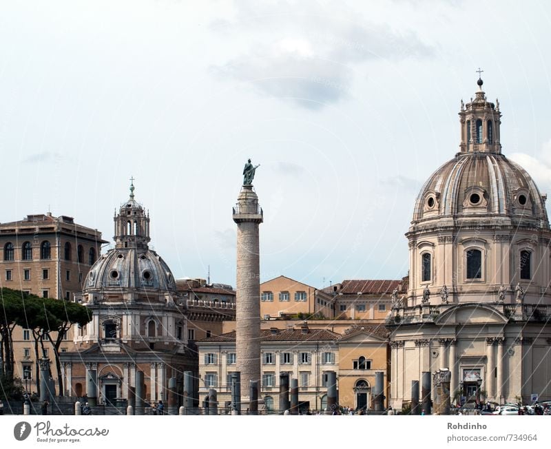 ROMA - Domes & Columns Vacation & Travel Tourism Trip Sightseeing City trip Architecture Rome Italy Europe Town Capital city Downtown Old town Skyline