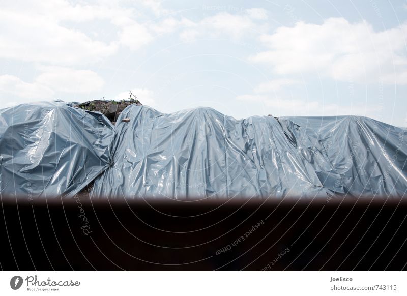 Hessian Meeting 14 - #743115 Sky Clouds Deserted Wall (barrier) Wall (building) Dark Apocalyptic sentiment Sustainability Nature Environment