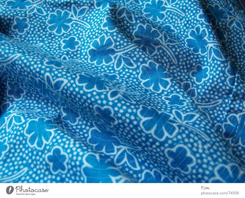 blue flowers Flower White Blue-white Shirt Pattern Cloth Point