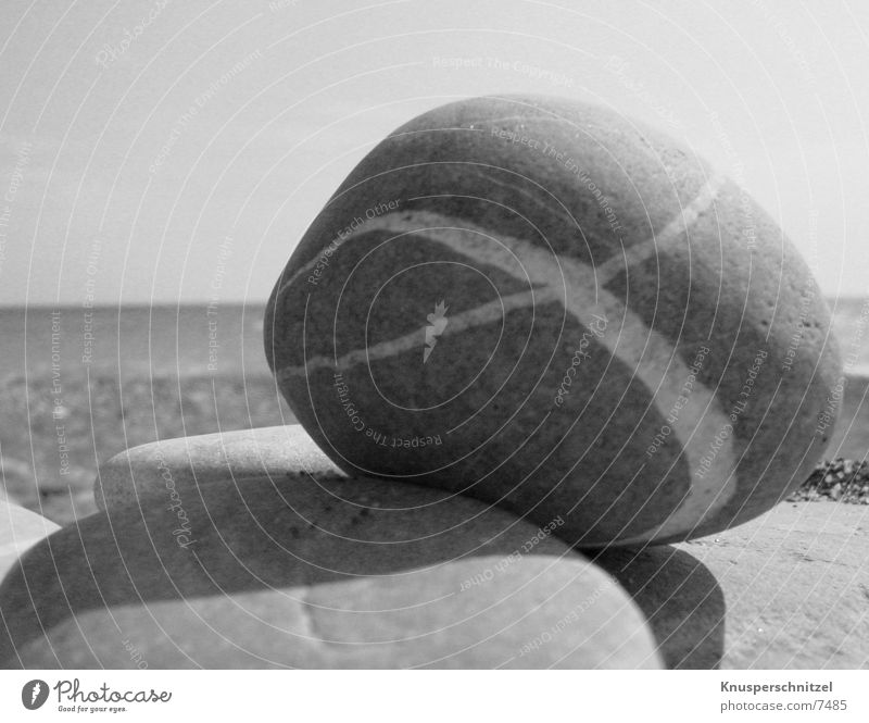 beach stone Beach Gravel Horizon Stone Sun Sky Shadow Structures and shapes Sand