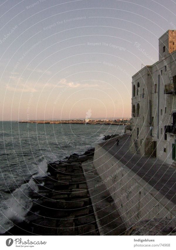 costa Ocean Coast Outskirts Italy Waves Sea water Water Old town