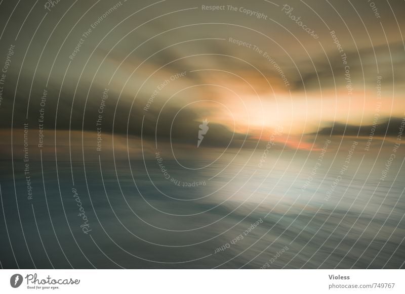 glowing night Sun Elements Solar eclipse Glittering Illuminate Exceptional Fantastic Romance Blur Experimental Twilight Sunrise Sunset