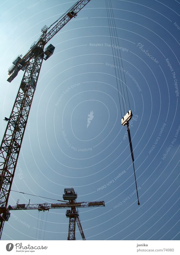 Port and puerto Sky grua cielo nuves clouds crane