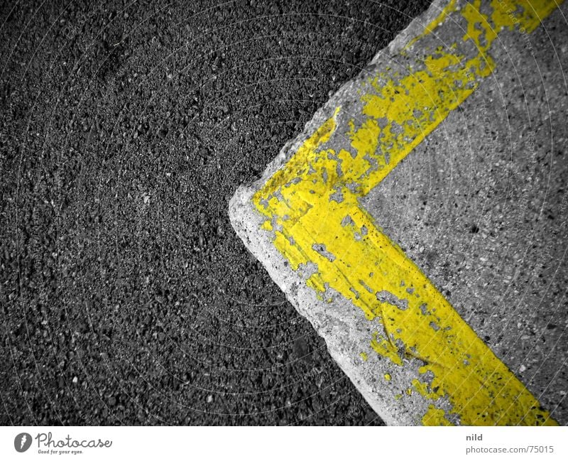 45° 60° 90° Asphalt Gray Yellow Left Corner Flat Background picture Street Signs and labeling meterialmix to the right (if mirrored) Contrast almost black