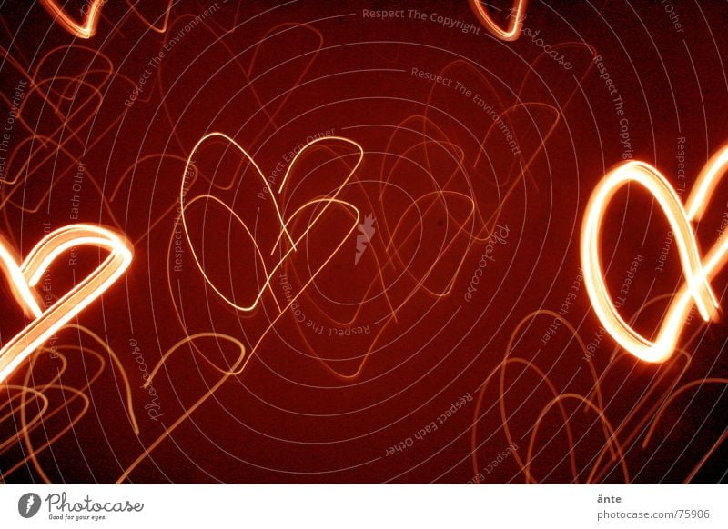 in love? Valentine's Day Dearest Mother's Day Blind Hugs Goodness Light Long exposure Blur Red Night Movement Friendship Night shot Friendliness Heart