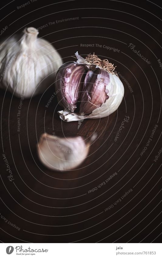 garlic Food Vegetable Garlic Nutrition Esthetic Dark Healthy Delicious Natural Colour photo Interior shot Deserted Copy Space bottom Neutral Background Day