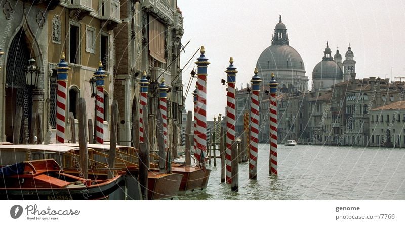 Weh-nee-you Venice Italy Europe Canal Grande Gracht Deserted City trip Gondola (Boat) Jetty Water Historic Old Old town Historic Buildings Architecture