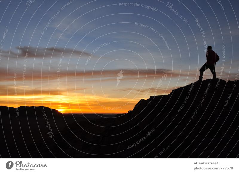 Sunset at Messum Crater Calm Adventure Far-off places Freedom Expedition Hiking Landscape Sky Night sky Horizon Sunrise Beautiful weather Namibia Africa