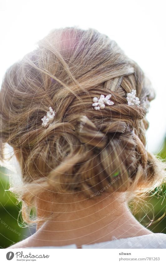 Hairstyle #1 ... Wedding Feminine Fashion Hair and hairstyles Blonde Long-haired Braids Elegant Moody Happiness Beautiful Purity Tradition Attachment