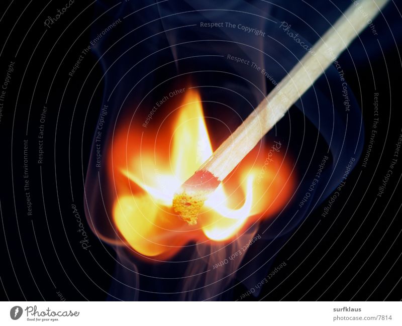 ignition Match Sulphur Obscure Flame Smoke