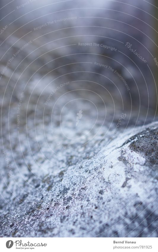 gentle decay Weather Hill Concrete Old Round Soft Blue Gray Weathered Relay Crack & Rip & Tear Colour photo Exterior shot Structures and shapes Deserted Day