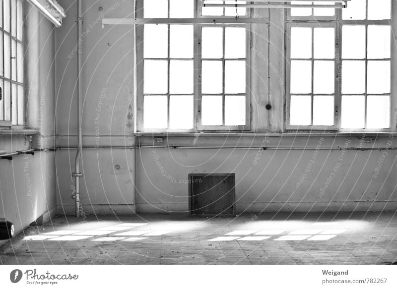 silver room Media industry Illuminate Room Interior design Car Window Light Old building Period apartment Loft Calm Black & white photo Deserted