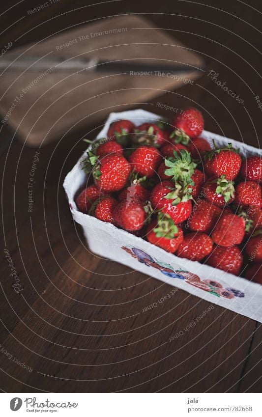 strawberries Food Fruit Strawberry Nutrition Organic produce Vegetarian diet Knives Chopping board Esthetic Authentic Simple Fresh Healthy Delicious Natural