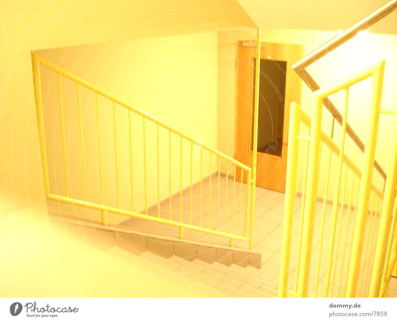 yellow Staircase (Hallway) Overexposure Yellow Photographic technology kaz Illuminate