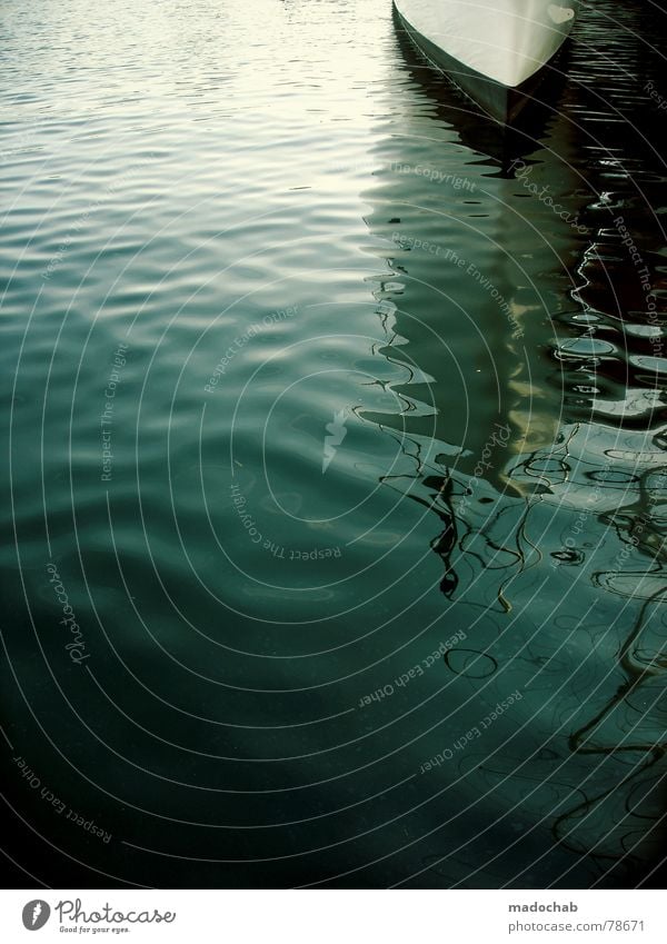 THE BEGINNING Sport boats Drop anchor Fishing boat Port Yacht Lake Ocean Watercraft Reflection Waves Surface France Marseille Jetty Dock Berth Vacation & Travel