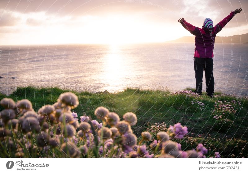 happiness. Feminine Happy Happiness Contentment Joie de vivre (Vitality) Ireland Colour photo