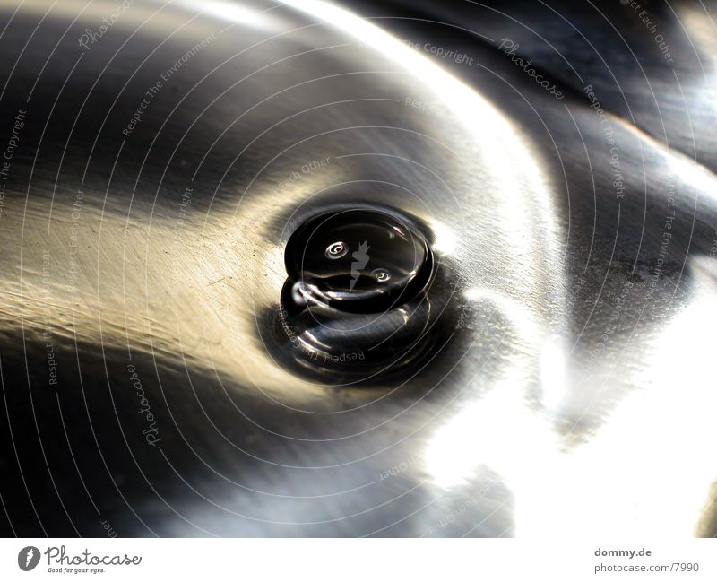 water bubbles Air Aluminium Macro (Extreme close-up) Close-up Water Blow Silver Air bubble 1 Individual Smoothness Surface structure Damp Wet Surface tension