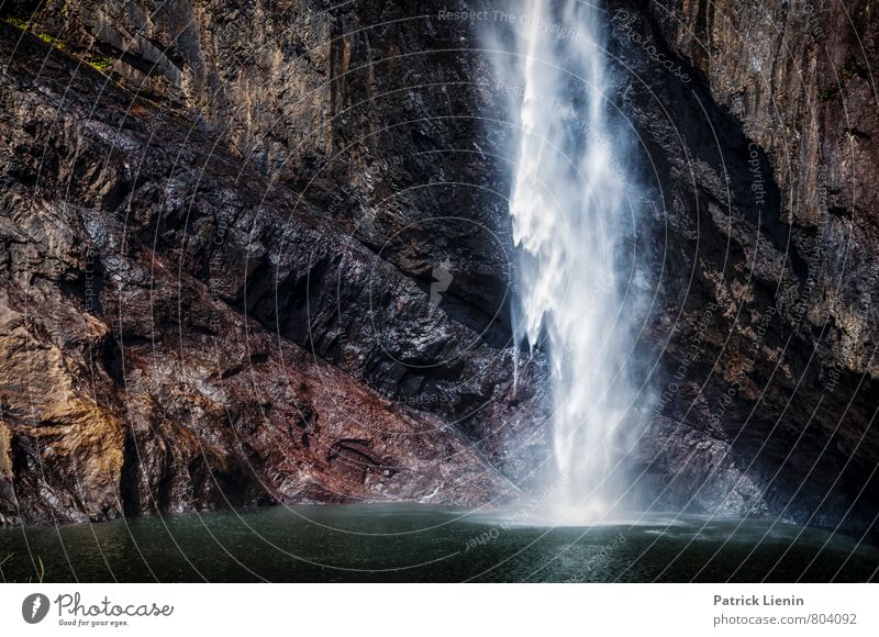 cooling down Vacation & Travel Trip Adventure Environment Nature Landscape Elements Water Beautiful weather Rock Waterfall Sharp-edged Fluid Large Wet Movement