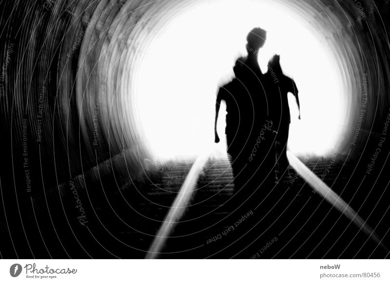 immersion Walking Rescue Resume Dark Light Railroad tracks Eternity Distress Fluid Hope Bright Tunnel Shadow Concern Resign Going Aphotic Gloomy Fear Darken