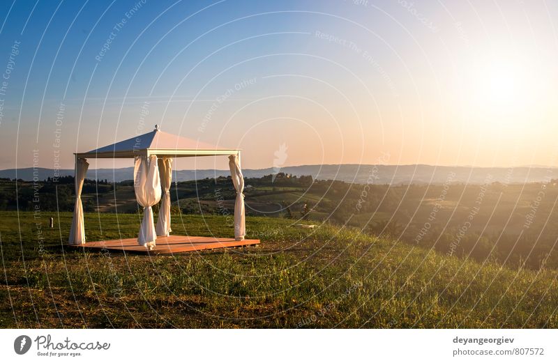 White gazebo in a mountain Beautiful Vacation & Travel Tourism Summer Ocean Mountain Garden Wedding Nature Landscape Sky Clouds Tree Forest Hill Coast