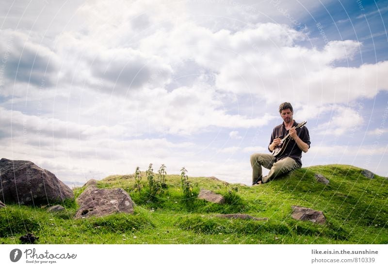 troubadix on his favorite spot Lifestyle Harmonious Well-being Contentment Senses Relaxation Vacation & Travel Trip Summer Summer vacation Masculine Young man