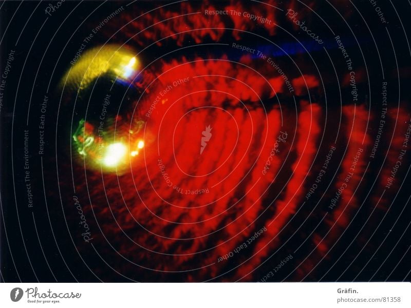 Discofever is exactly my thing Dance floor Hop Red Light Dark Black Night Glittering Reflection Dance hall Diffused light Joy Lomography Concert Music Sphere