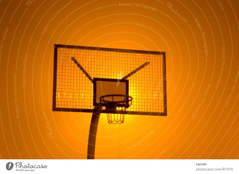 First Gooooaaaal! Oh no! Energized Background lighting Round Red Large Basket Yellow Moody Night Dark Tripod Long exposure Exterior shot Sports Playing