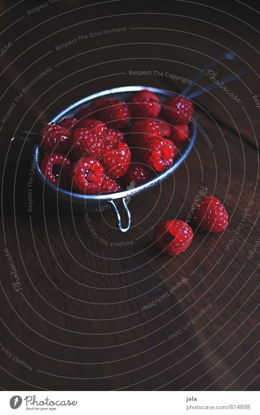 raspberries Food Fruit Raspberry Nutrition Organic produce Vegetarian diet Sieve Healthy Eating Fresh Delicious Natural Appetite Wooden table Vitamin