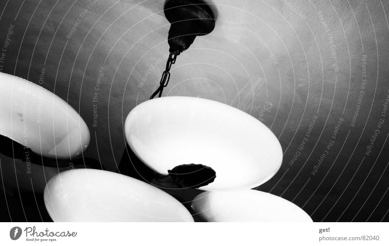 The living room lamp Light Lamp Dark Living room Nostalgia Gray Diffused light Generator Photomagnetic Shaft of light Pleasant Black & white photo Old fashioned