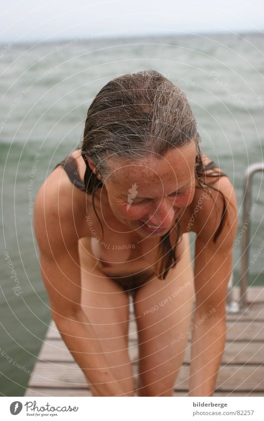 from the water to the footbridge - 4 Multicoloured Joy Beautiful Hair and hairstyles Skin Swimming & Bathing Leisure and hobbies Sunbathing Ocean