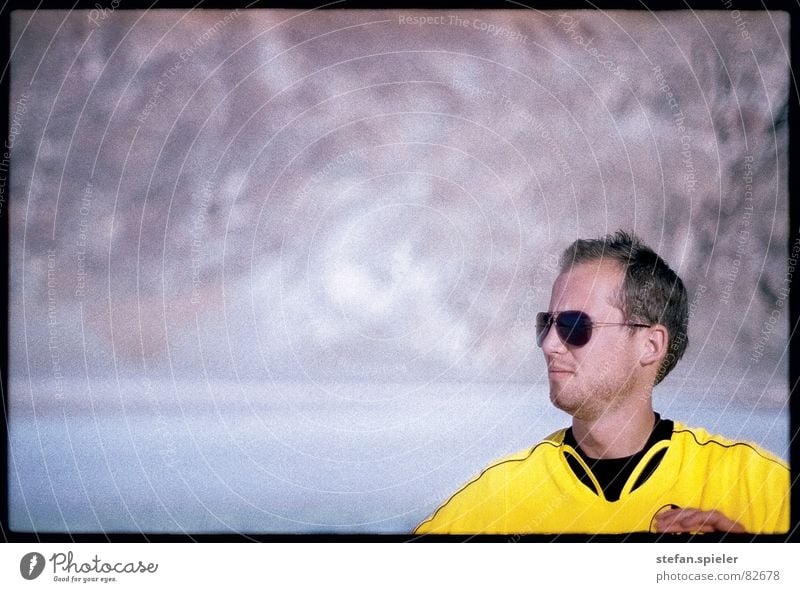 in the desert Bad Water Multiple Death valley Nationalpark California Hot Salt  lake Portrait photograph Sunglasses Wind Physics Dry Beige Warmth Sunbathing