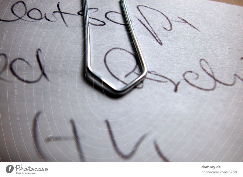 message Holder Macro (Extreme close-up) Close-up meassage subsequent Piece of paper culli